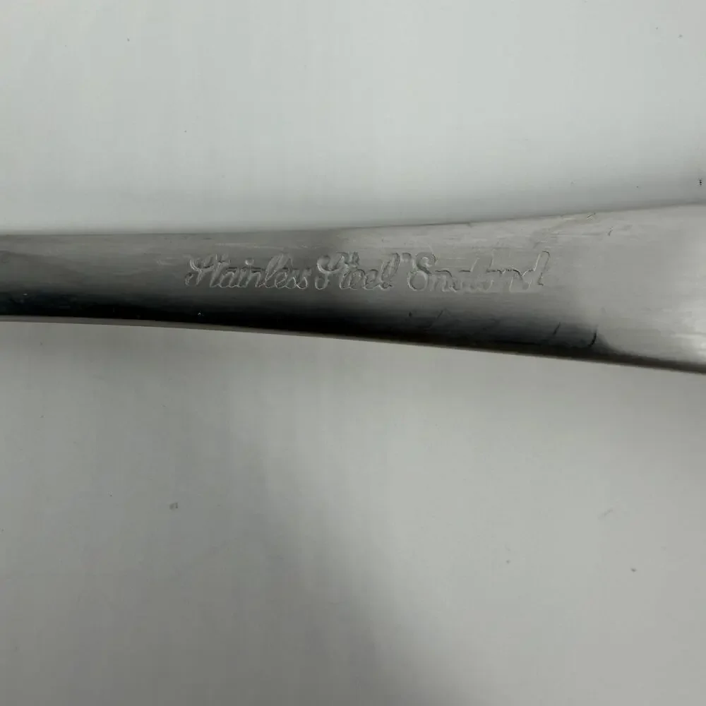 4X LH Tsp Cooper Bros QUEEN ANNE Stainless Long Malt Iced Tea Spoons England